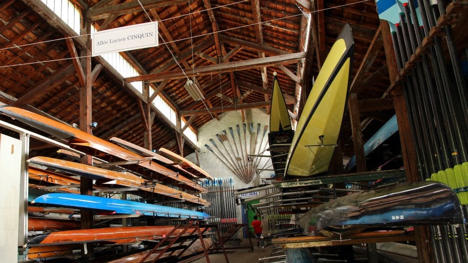 Cercle Aviron Lyon garage à bateaux