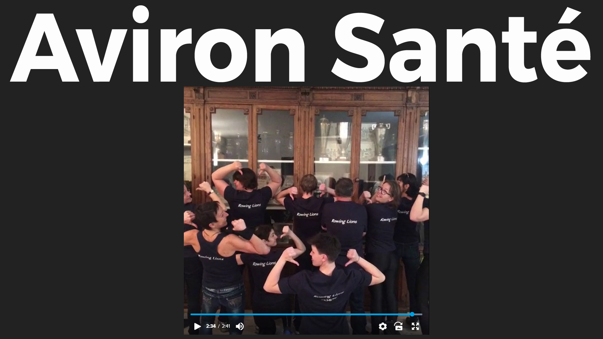 Cercle aviron de Lyon Aviron Santé