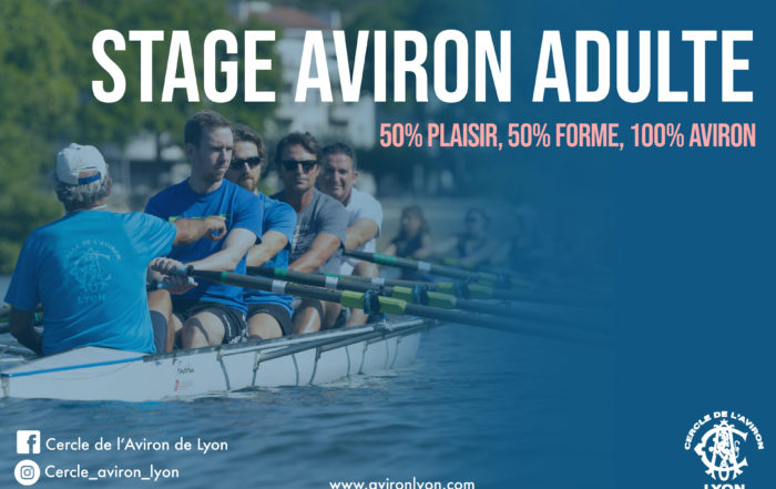 Stage adulte Cercle Aviron lyon caluire