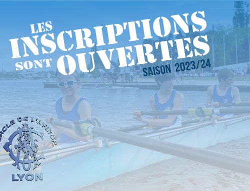 Inscriptions ouvertes pour la saison d’aviron 2023/24 !